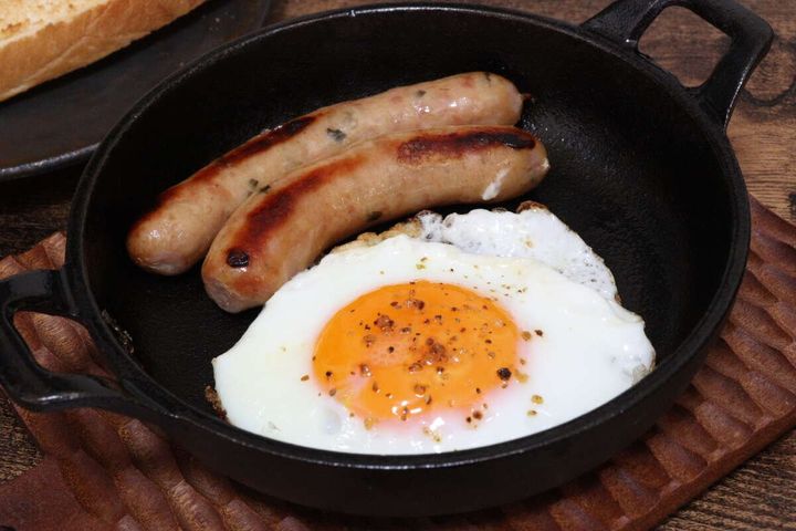 取っ手付鋳物プレート（ラウンド） 使用例