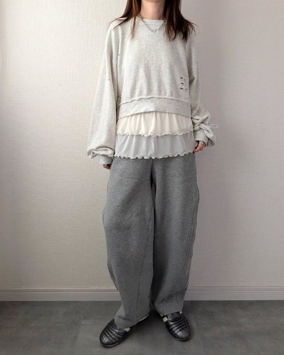 しまむら「裾ティアードシアープルオーバー」