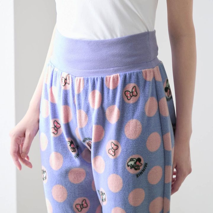 レディース肌側綿フリースチュニックパジャマ 腹巻き