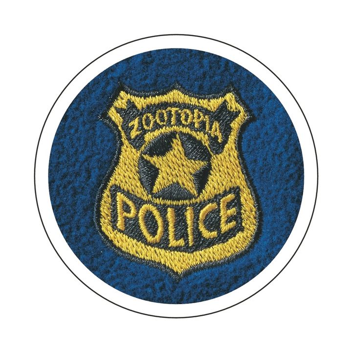 レディース肌側綿フリースチュニックパジャマ ズートピア 刺繍アップ