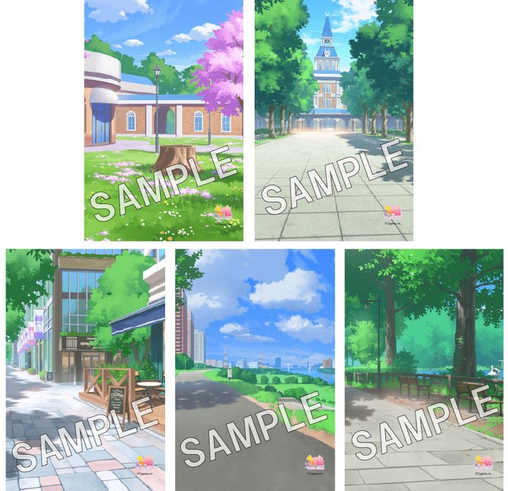 ゲーム内背景イラスト（全5種）