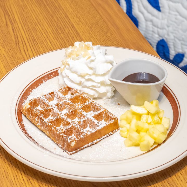 米粉100%のグルテンフリーワッフル