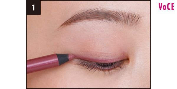 目幅に沿ってラインを引く