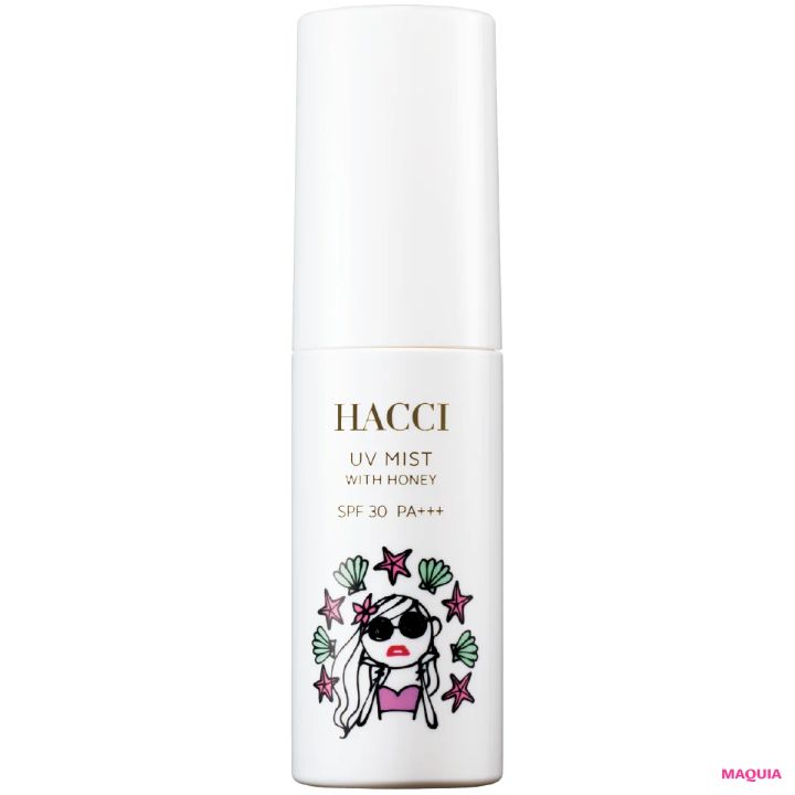 2026年春夏最新作おすすめ メイクの上から塗り直しできるUV・日焼け止め HACCI 日焼け止めミスト D