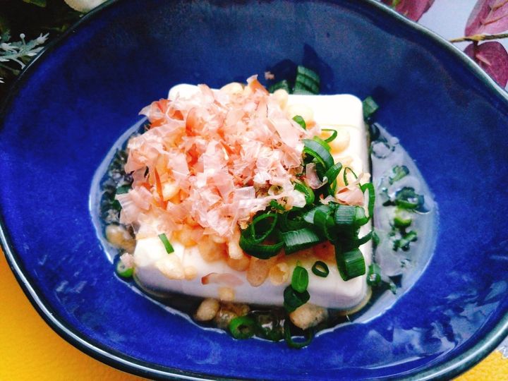 もしかしてこれが一番美味しいかも!?レンチンたぬき豆腐