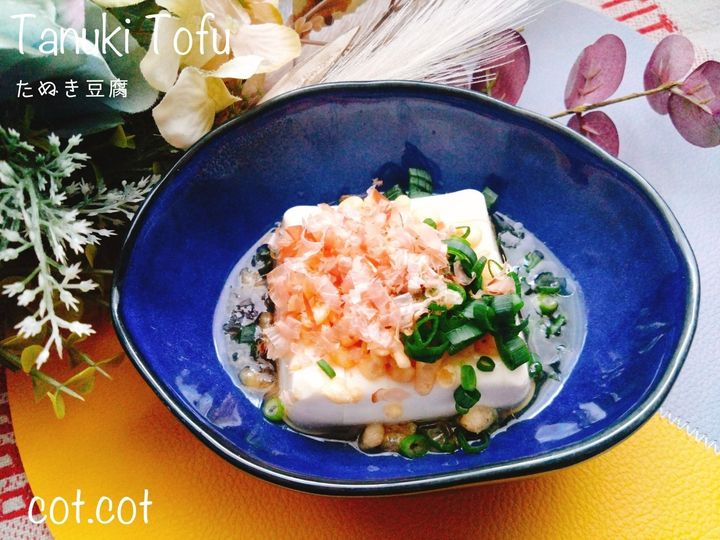 もしかしてこれが一番美味しいかも!?レンチンたぬき豆腐
