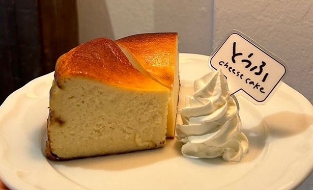 豆腐で作られたチーズケーキ 写真提供＝KAYA cafe神戸元町店