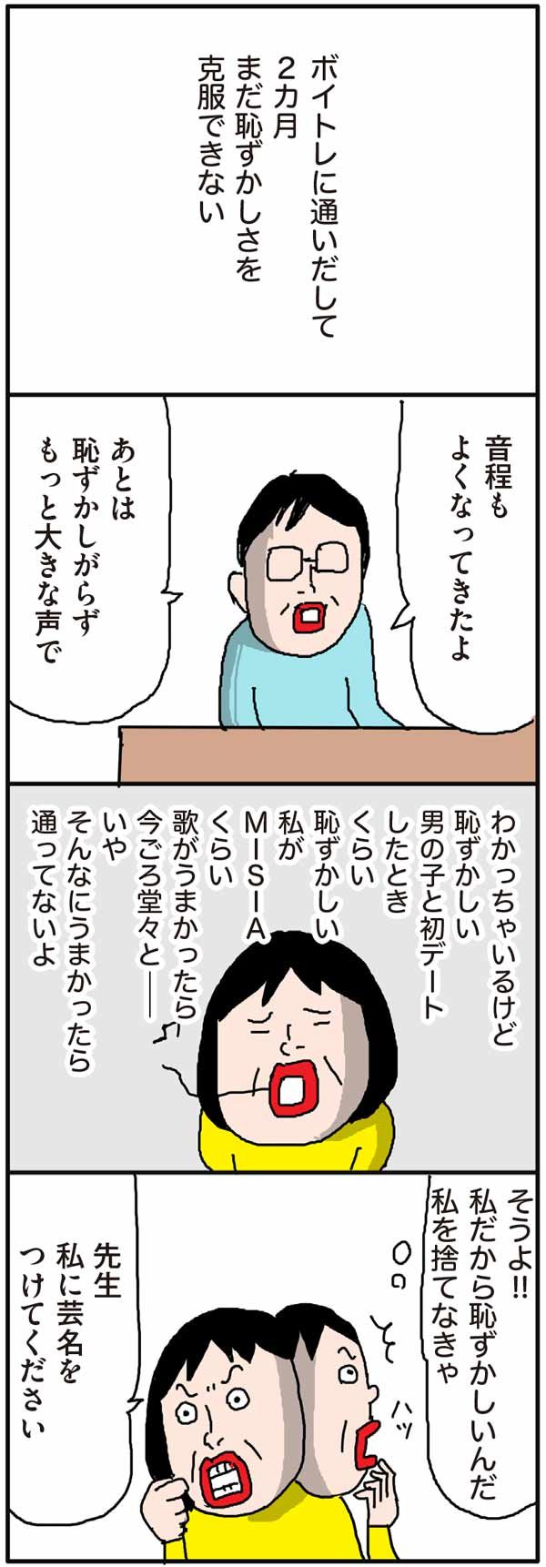 うまくなる前に、恥ずかしさを克服したい！