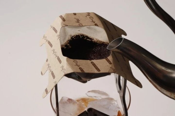 ダイソー ドリップバッグスタンド 使用例