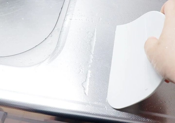 ダイソー キッチンスクレーパー 使用例 水切り