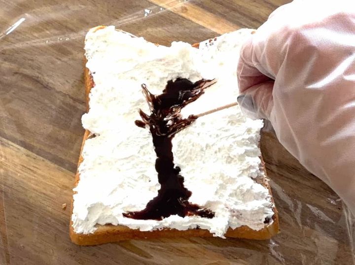 桜咲くトースト