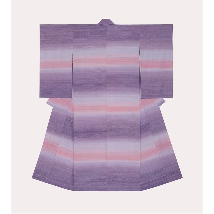 《若紫》 2007年 絹糸／紫根、茜 【前期展示】