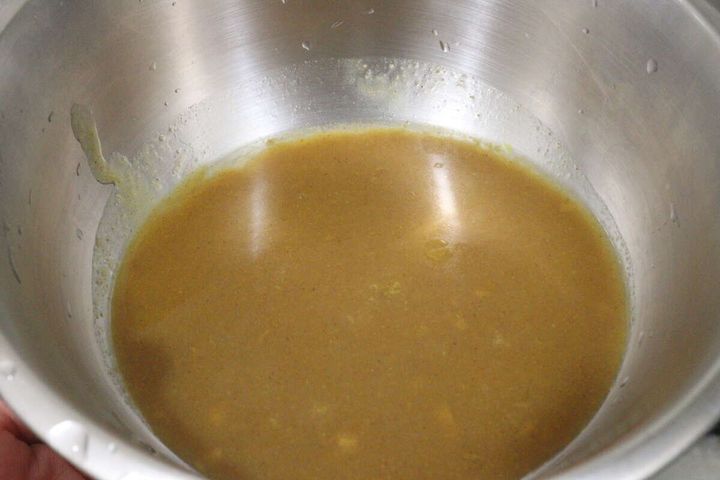 ダイソーのインド風炊き込みご飯ビリヤニの素の作り方1