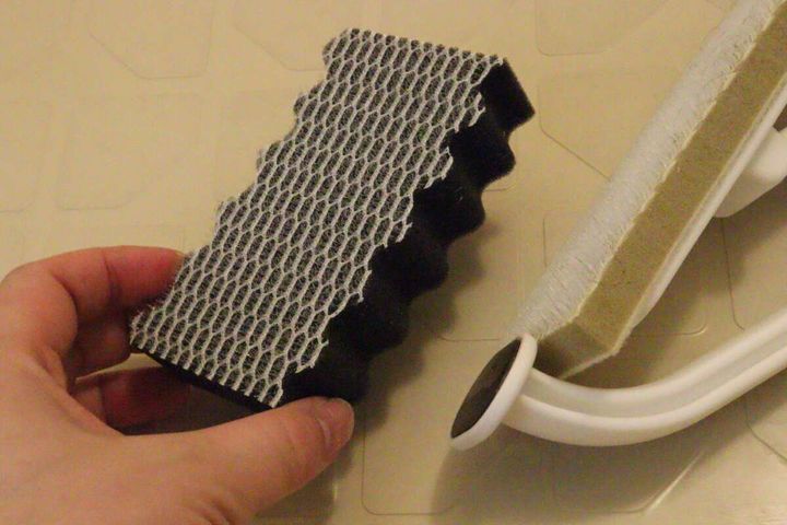 浴室床のがんこ汚れスッキリスポンジ 比較