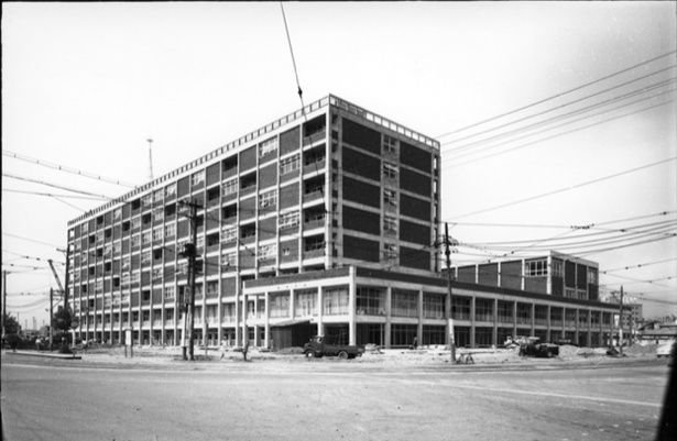 1959年竣工 旧横浜市庁舎(岡本三郎さん撮影・岡本茂氏寄贈・横浜開港資料館所蔵)