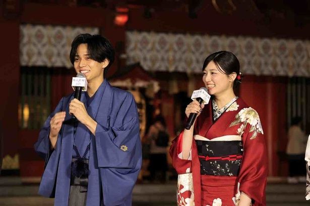 【写真を見る】せつない愛を体現した永瀬廉と吉川愛 [C] 2026「鬼の花嫁」製作委員会