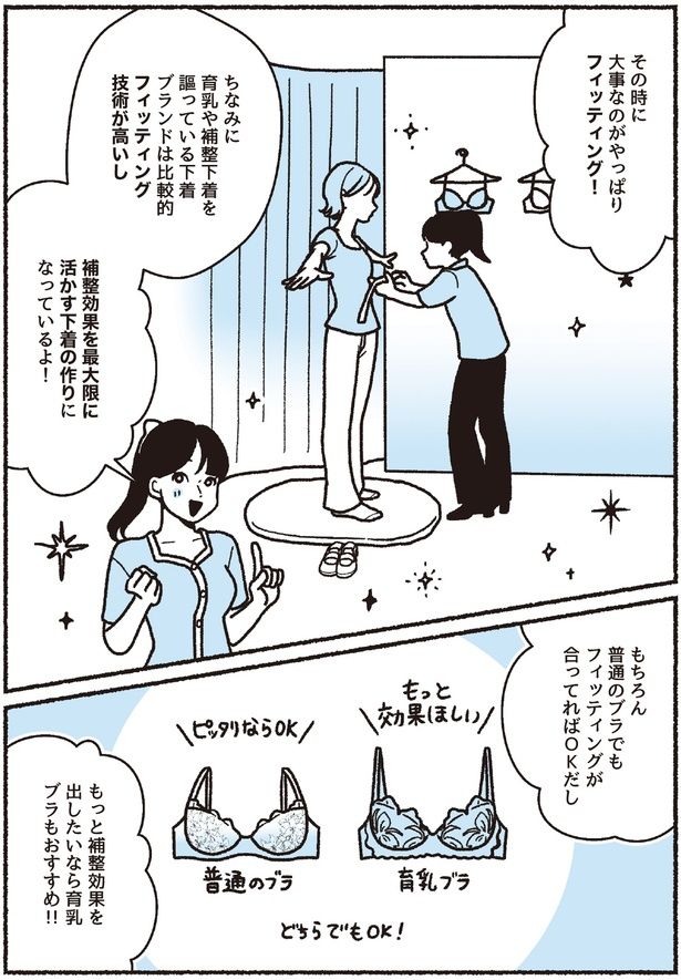 大事なのがやっぱりフィッティング！ (C)ちーちょろす、oomisoka1231／KADOKAWA