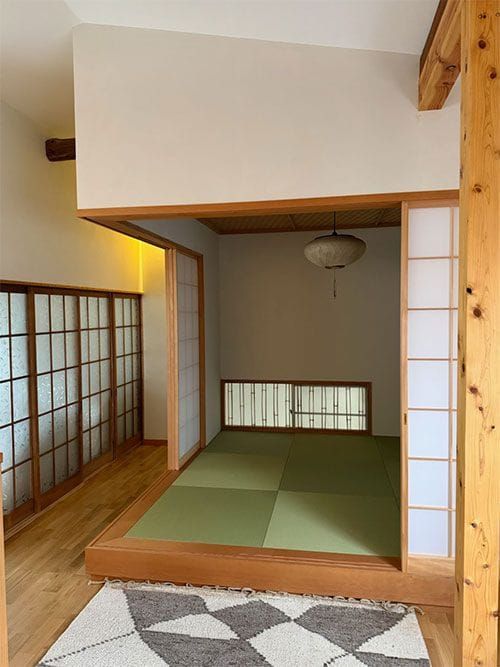 アントンさんの自宅。和室もある