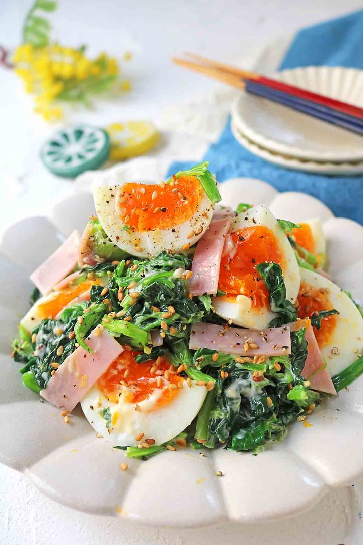 ほうれん草サラダ１