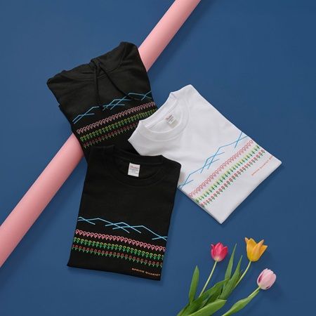 富山県朝日町の名景「春の四重奏」をモチーフにした刺繍キャップ、50個限定発売！