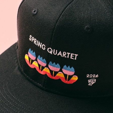 富山県朝日町の名景「春の四重奏」をモチーフにした刺繍キャップ、50個限定発売！