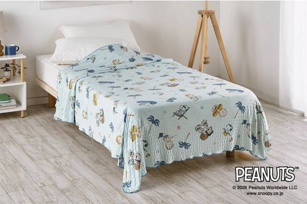 「ピーナッツ クールケット(ブルー)」(8800円)