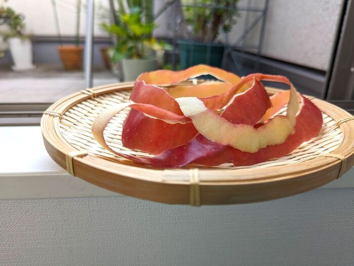 この手があったか！リンゴの皮はすぐ冷凍or乾燥が正解♪家事にメチャ使える便利アイテムに