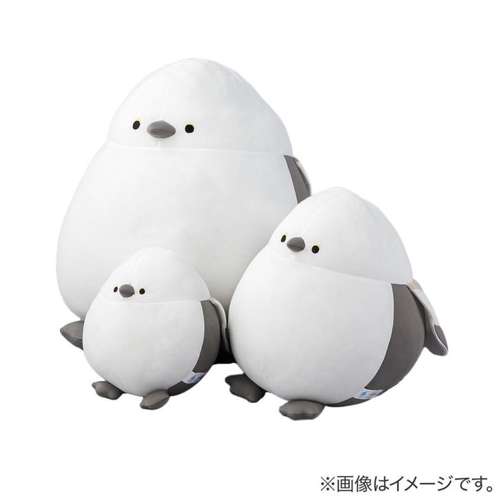 「Nクール ぬいぐるみ シマエナガ」（S 999円／L 1990円／LL 4990円） ※価格は税込み width=