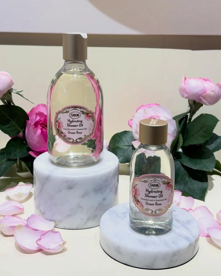 SABON ハイドレイティング シャワーオイル グリーン・ローズ
