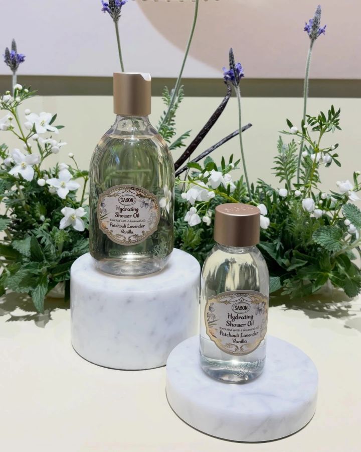 SABON ハイドレイティング シャワーオイル パチュリ・ラベンダー・バニラ