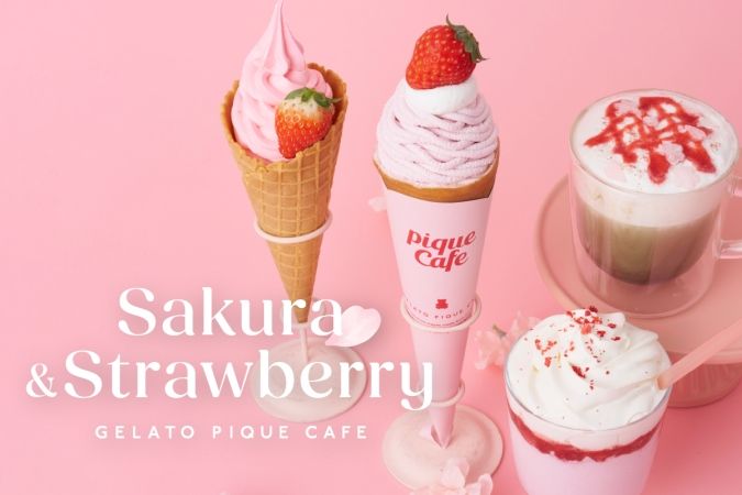 ジェラート ピケ カフェ “Sakura＆Strawberry”商品