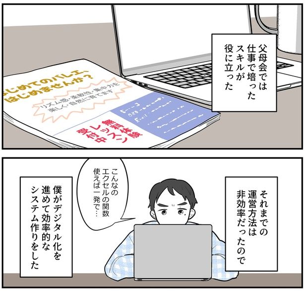 仕事で培ったスキルが役に立った （C）理系女ちゃん／KADOKAWA