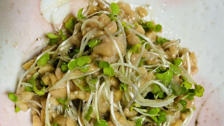 ブロッコリースプラウト＿納豆＿酢