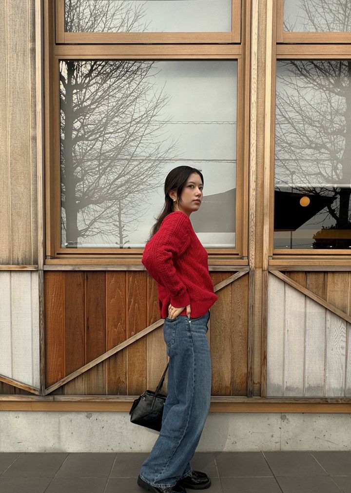 シンプルカジュアルコーデ「ユニクロのデニム」