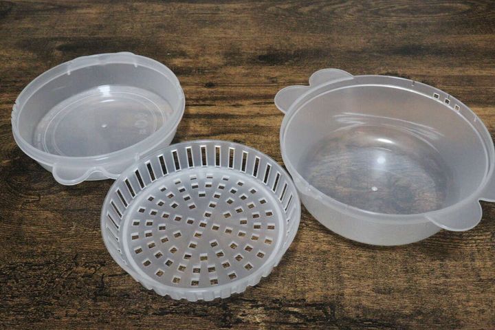 ダイソー 電子レンジでお手軽肉まん＆枝豆調理器 パーツ