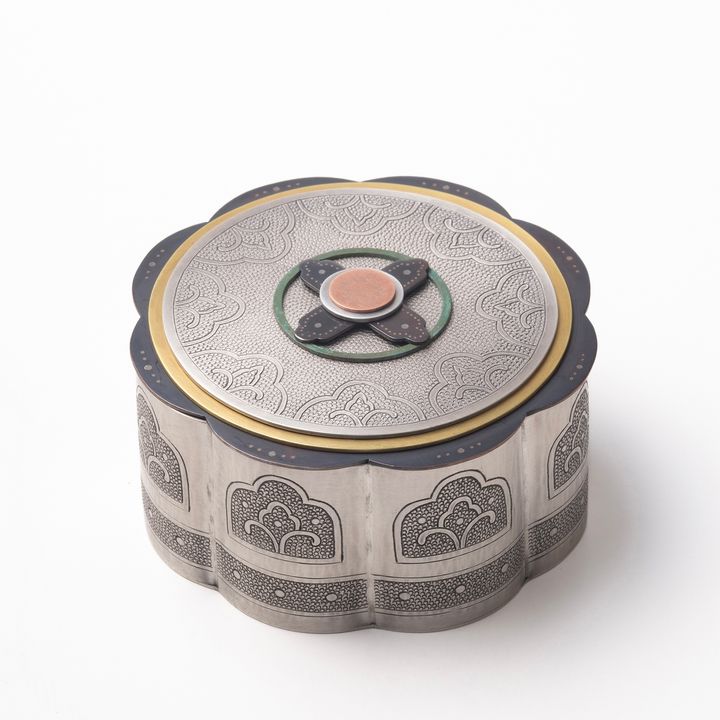 長谷川清吉 かながさね飾箱 φ8×h4.5cm