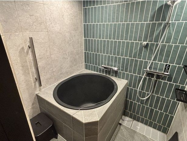 自分好みの温度で入れる水風呂はサウナ初心者の記者にとってもありがたい！