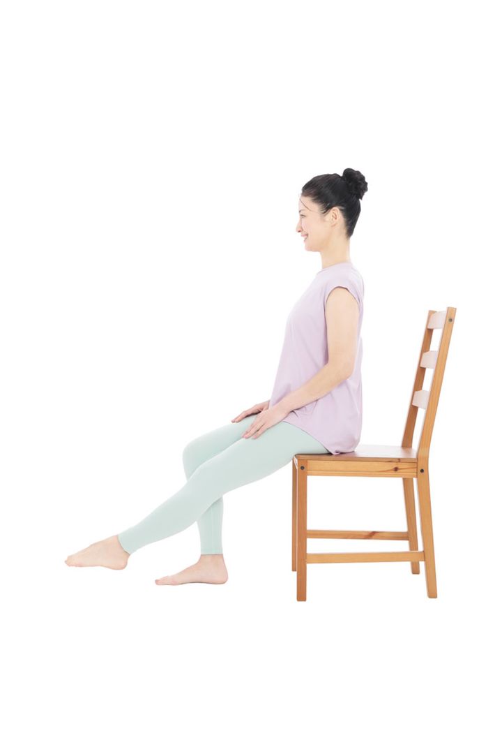 【2】つま先を倒し、テンポよく繰り返す