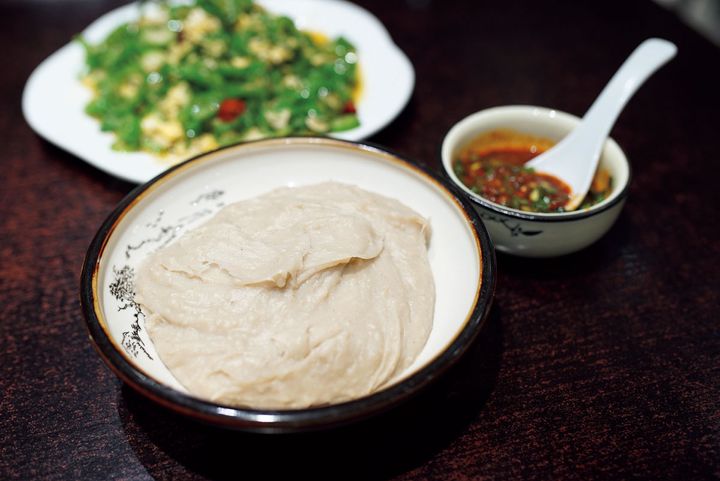 中国では珍しいそばがき