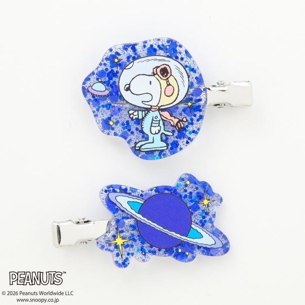 「レディース ヘアクリップ2点セット(ブルー系)」(979円)