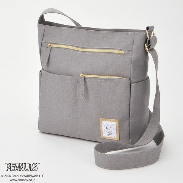 「レディース ショルダーバッグ(グレー)」(各3289円)