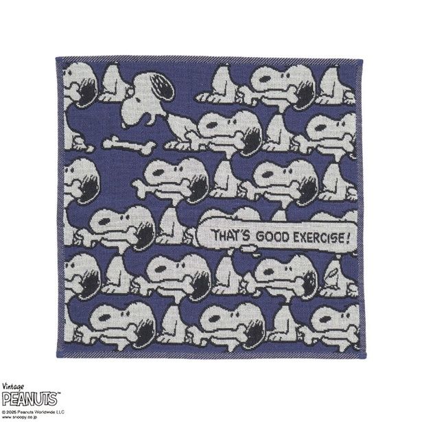 「3重ガーゼハンカチ(ネイビー)」(550円)