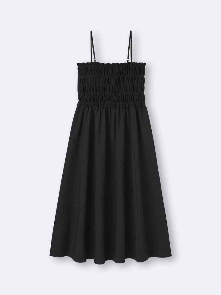 GUの布帛コンビネーションワンピース