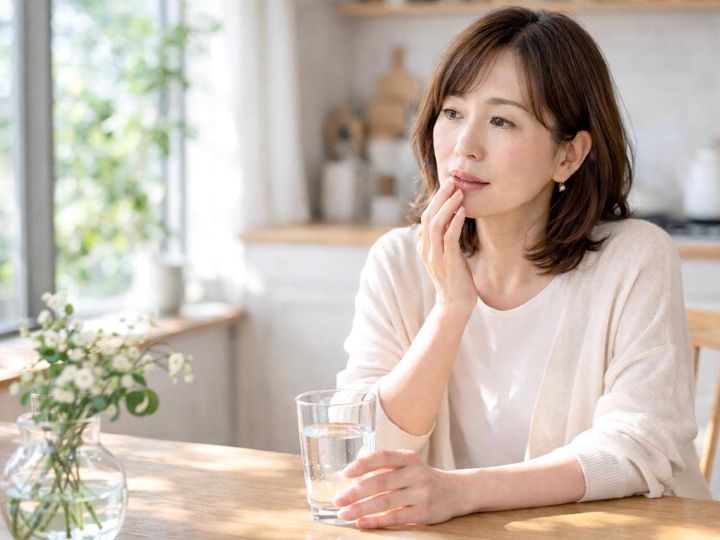 口の中が乾きやすい…。40代以降に起こりやすい「唾液量の変化」