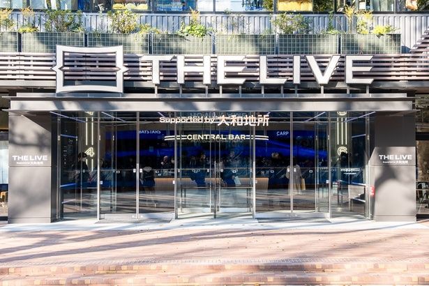 「THE LIVE supported by 大和地所」のエントランスは駅前すぐ