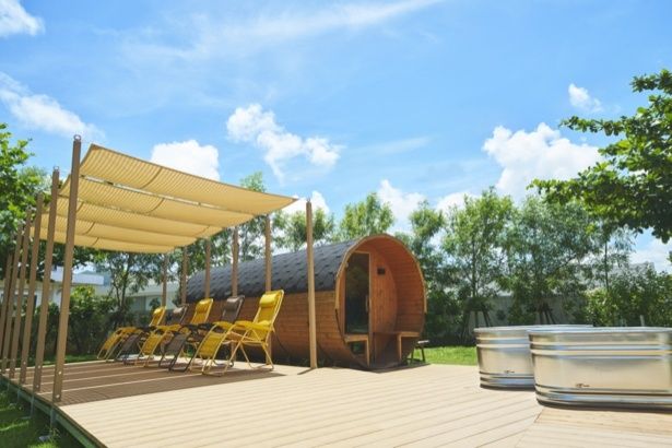 BEB5沖縄瀬良垣のバレルサウナ