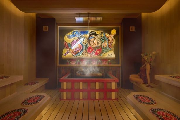青森屋の青森ねぶたサウナ
