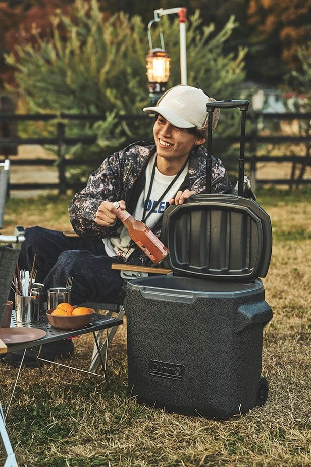 コールマンのホイールクーラー28QT（ジェットブラック）