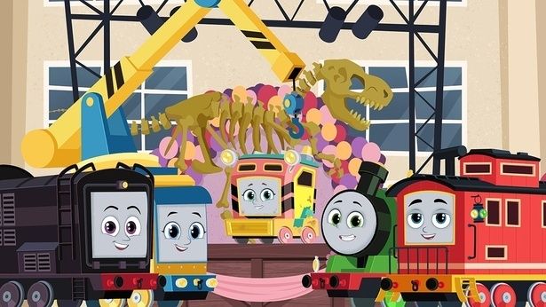 音楽祭を成功させるため、そして秘密のサプライズ・ステージを実現させるため、機関車たちが大奮闘！