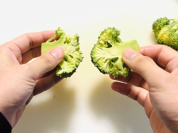 ブロッコリーを『小房に分ける』正しくできる？実は切り方にコツがあるんです！